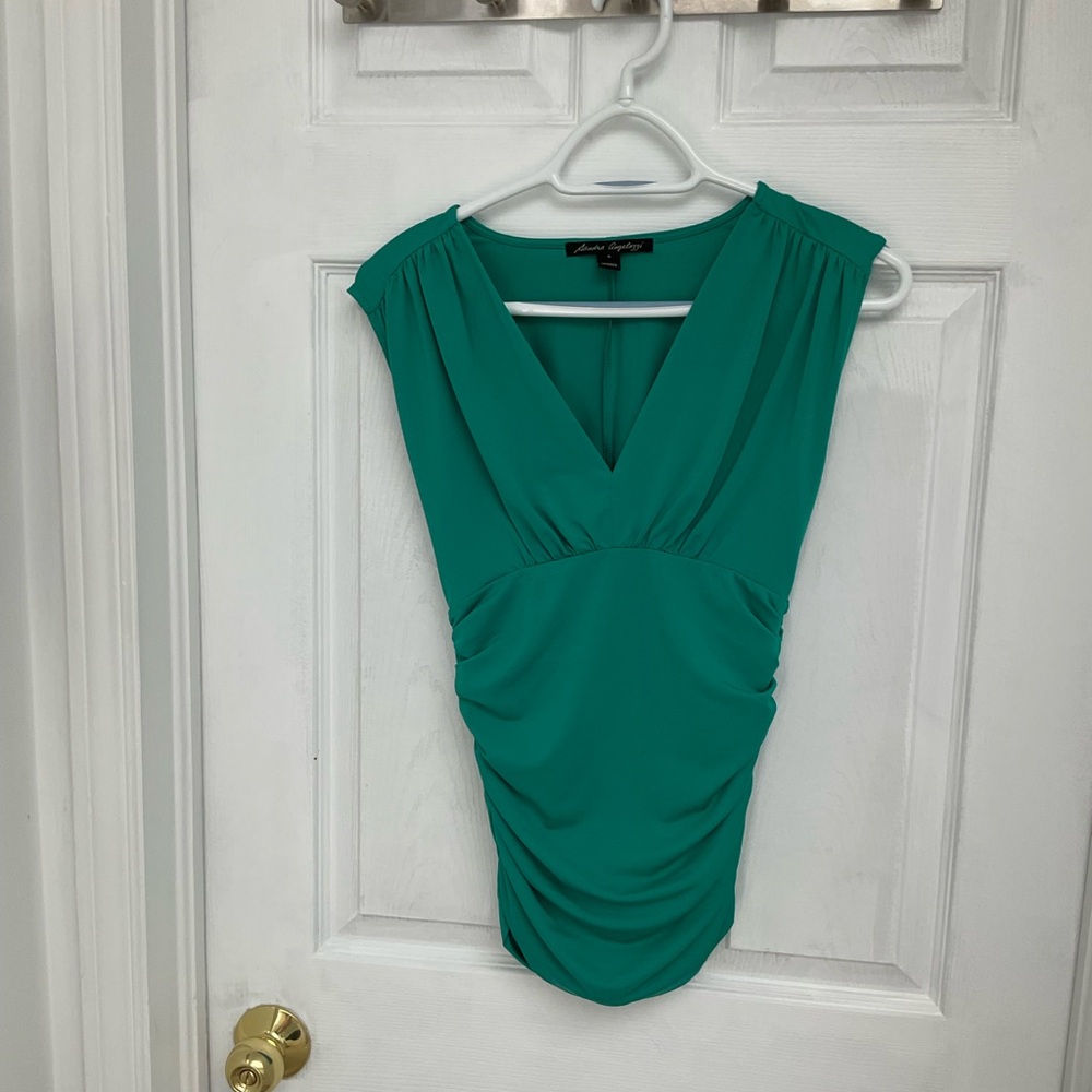 Emerald Green Sleeveless Top